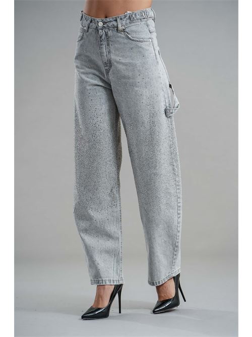 Jeans Baggy gold digger denim | CHARLI-PNDENIM GRIGIO